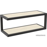 Журнальный столик TMB Loft Этернел Сосна 900х400х500 18 мм 40х40 (выбеленное дерево)