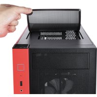 Корпус SilverStone RL08 (черный/красный)