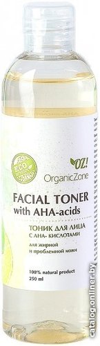  Organic Zone Тоник для лица С АНА-кислотами для жирной и проблемной кожи (250 мл)