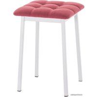 Табурет AMC Comfort 7.5.8 (ткань, красный/серебристый)