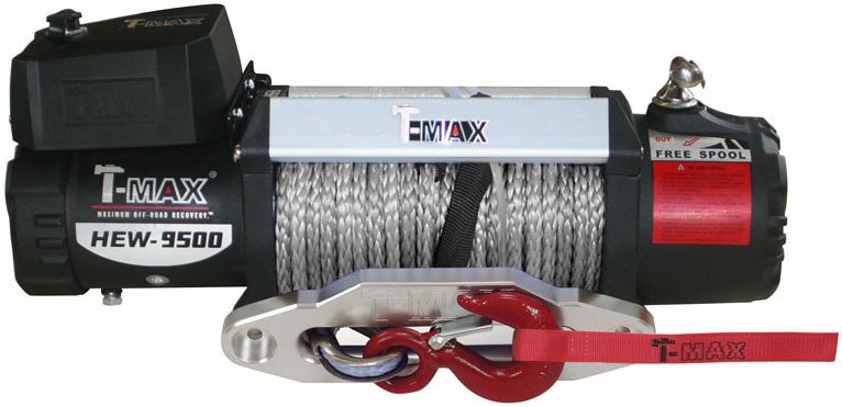 

Лебёдка для автомобиля T-max HEW-9500 X Power (синтетика, пульт)
