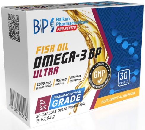 БАД Balkan Pharmaceuticals Omega 3 Bp Ultra (30 капсул)