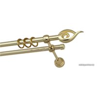 Карниз для штор Lm Decor Наутилус (золото, гладкая, 2м 16мм, 2 ряда)