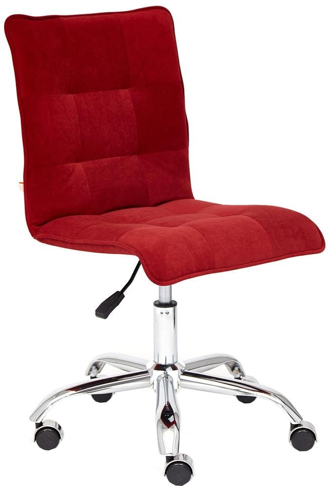 

Офисное кресло TetChair Зеро (флок, бордовый)