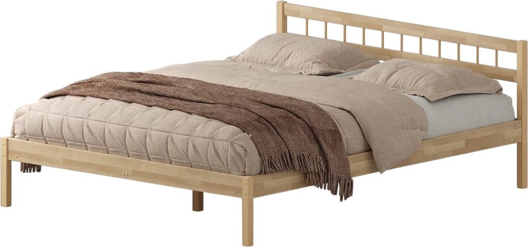 

Кровать Домаклево Лето 160x200+Н4 (натуральный)