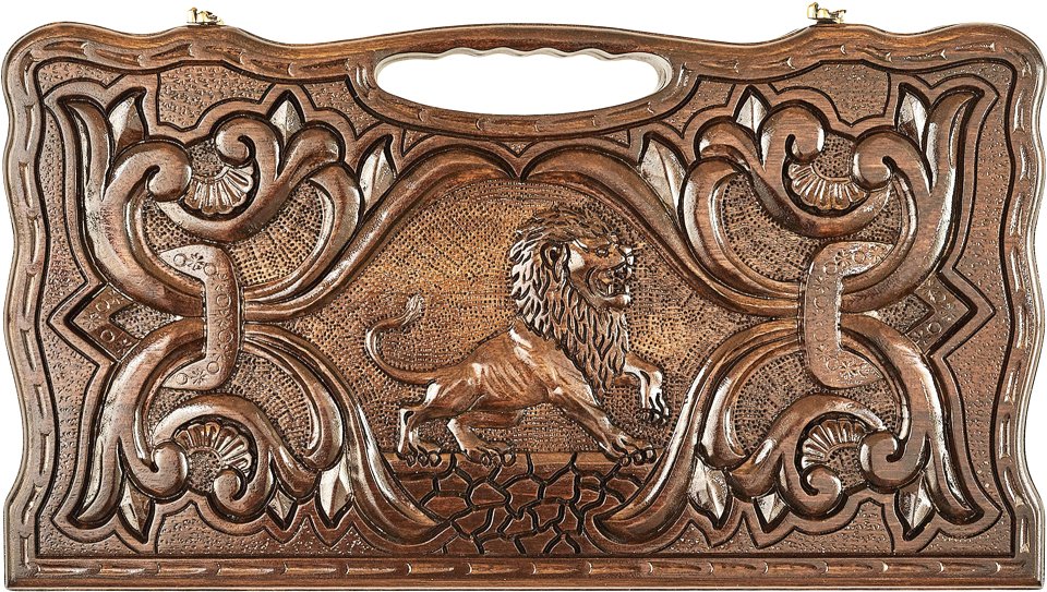 

Шашки/нарды Haleyan Лев 50 с ручкой kh015-5