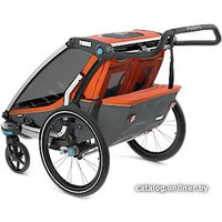Детский велоприцеп Thule Chariot Cross 2 (Roarange/Dark Shadow)