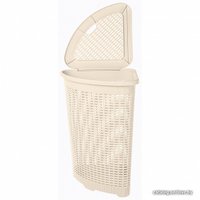 Корзина Econova угловая 50 л 433217507 (бежевый)