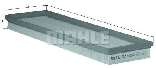 

Воздушный фильтр Mahle Knecht LX2093