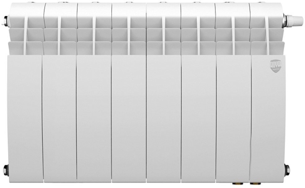 

Биметаллический радиатор Royal Thermo BiLiner 350 Bianco Traffico VDR (8 секций)