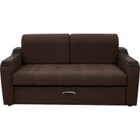 Диван Сириус Лидер-3 НПБ 185x110 (Eva 27 велюр коричневый)