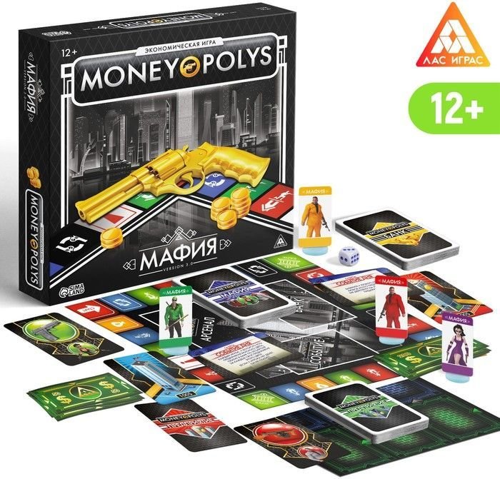 

Настольная игра Лас Играс Money Polys Мафия 2586839