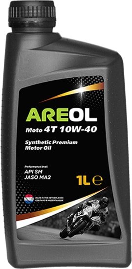 

Моторное масло Areol Moto 4T 10W-40 1л