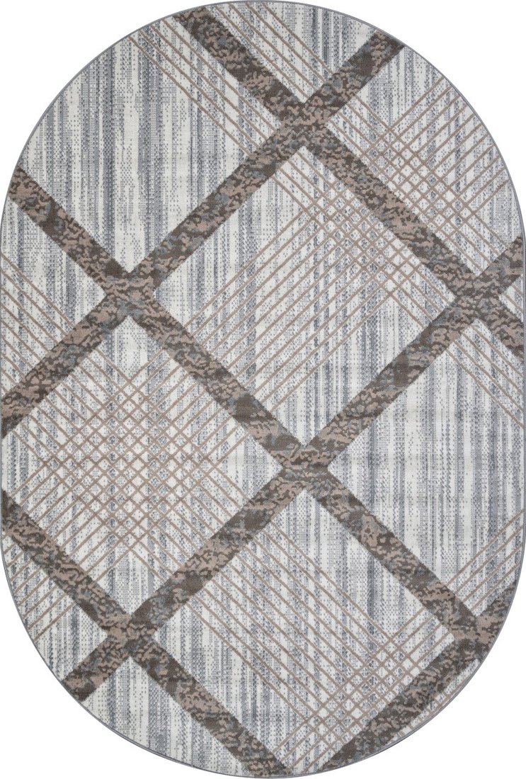 

Ковер для жилой комнаты Merinos Sierra F351-OVAL-CREAM-BLUE (1.8х2.5)