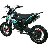 Мотоцикл Kayo DBR SX50-A 2T (черный/голубой)