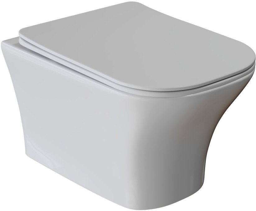 

Унитаз подвесной White Wave City (белый глянец)