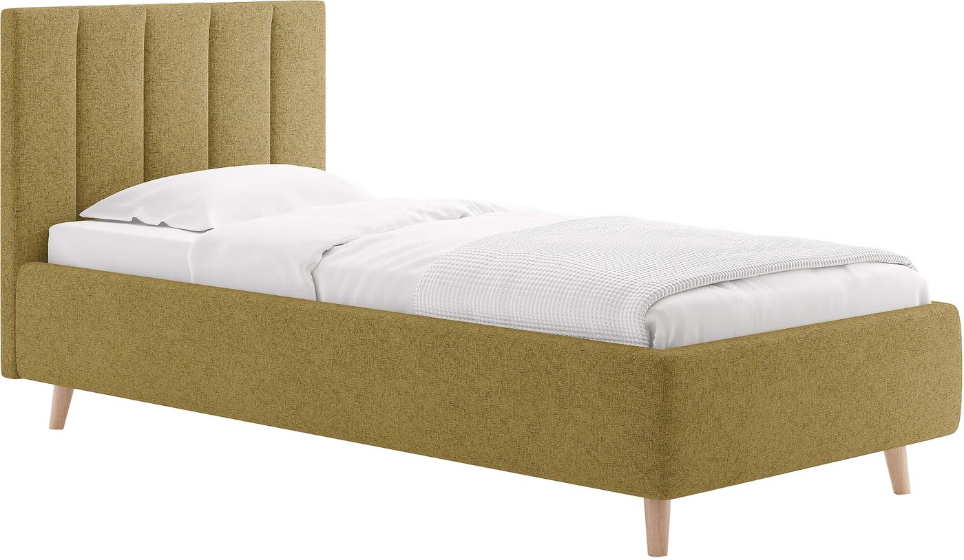 

Кровать Сонум Alma 90x200 (кашемир горчичный)