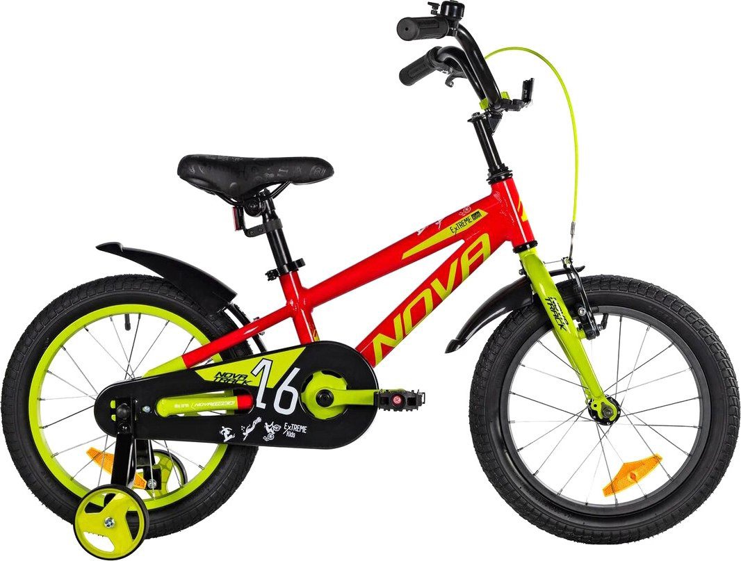 

Детский велосипед Novatrack Extreme 16 2025 167AEXTREME1V.RD5 (красный, разобранный)
