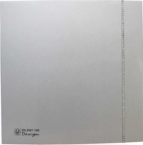 

Осевой вентилятор Soler&Palau Silent-100 CZ Silver Design Swarowski [5210622400]