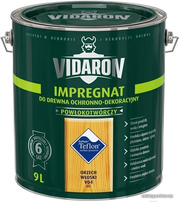 

Пропитка Vidaron Impregnant V04 9 л (грецкий орех)