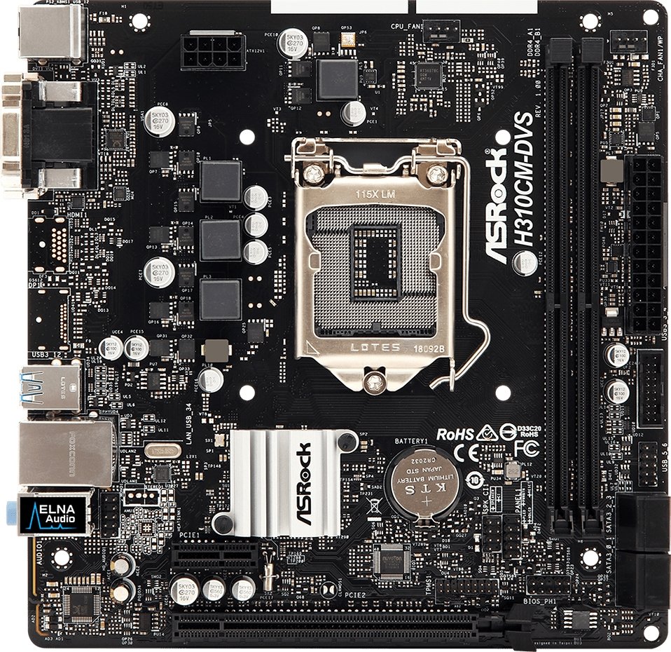 

Материнская плата ASRock H310CM-DVS