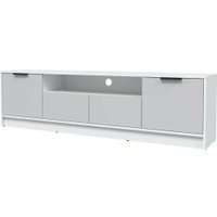 Тумба Интерлиния ТВ Концепт КТ-ТВ4-50 (серый/белый платинум)