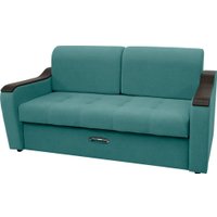 Диван Сириус Лидер-3 НПБ 185x110 (Eva 28 велюр зеленый)