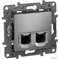 Розетка Legrand Etika 672455 (алюминий)