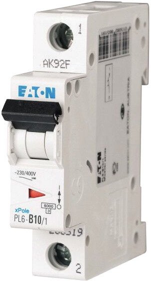 

Выключатель автоматический Eaton PL6 1P 10А С 6кА 1M 286531