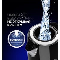 Электрический чайник Polaris PWK 1746CA Water Way Pro (черный)