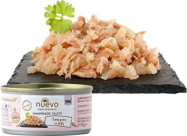 

Консервированный корм для кошек Nuevo Adult Tuna Pure with Jelly (филе тунца в желе) 70 г