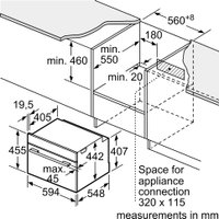 Электрический духовой шкаф Bosch Serie 8 CMG7241B1