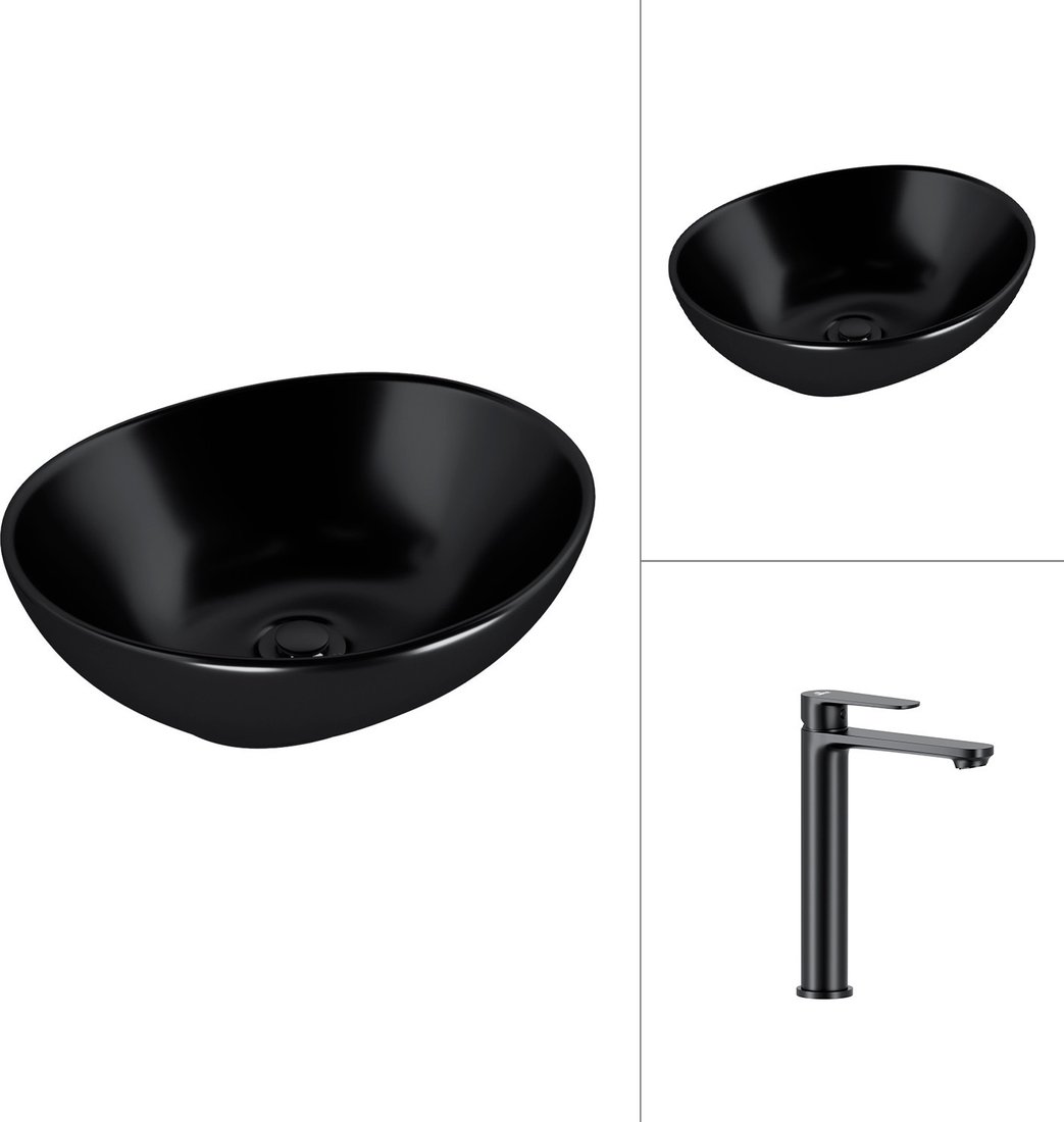 Умывальник Lauter 21652-A + Moon 21СК8691BS