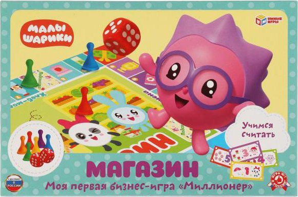 

Настольная игра Умные игры Малышарики. Магазин 4680107907608