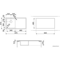 Кухонная мойка Smeg LFT861S