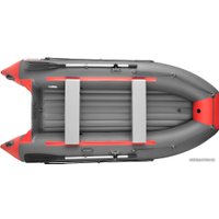 Моторная лодка Roger Boat Trofey 3500 (без киля, графит/красный)