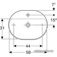 Умывальник Geberit VariForm 500.772.01.2