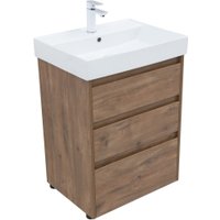  Aquanet Тумба под умывальник Nova Lite 60 302471 (дуб рустикальный)