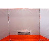 Палатка для зимней рыбалки Пингвин 3 (белый/оранжевый)