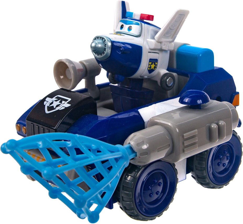 

Трансформер Super Wings Полицейская машина Пола с фигуркой EU730841