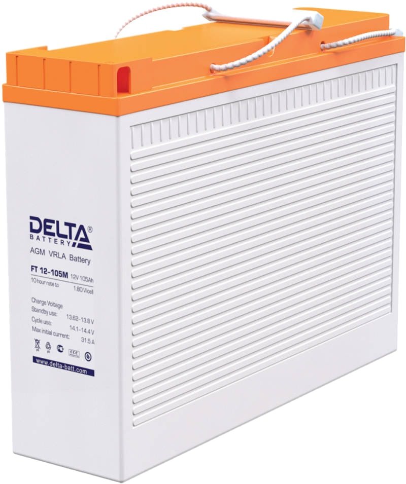 

Аккумулятор для ИБП Delta FT 12-105 M (12В/105 А·ч)