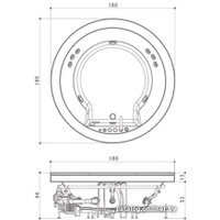 Ванна Jacuzzi Nova 180x180 [9F43-542A]