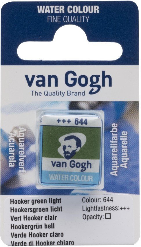 

Акварельные краски Van Gogh 644 20866441 (зеленый хукера светлый, кювета)