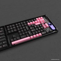 Набор кейкапов Akko Black & Pink Cherry Profile Keycaps 229 шт