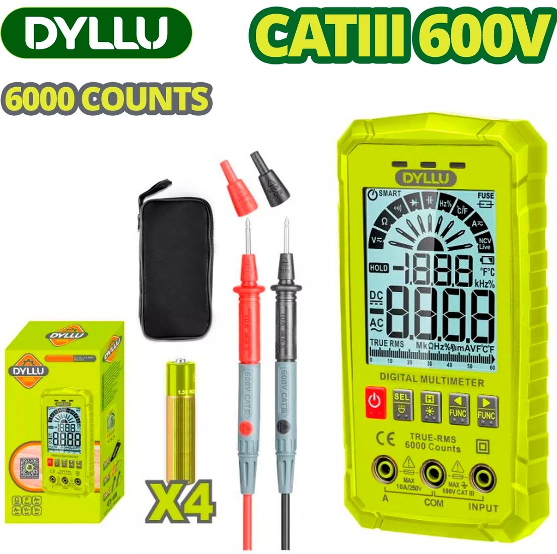 

Мультиметр Dyllu DTDM1507