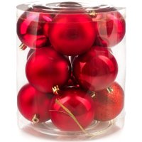 Елочная игрушка Ausini VT25-04005-3 (красный, 12 шт)