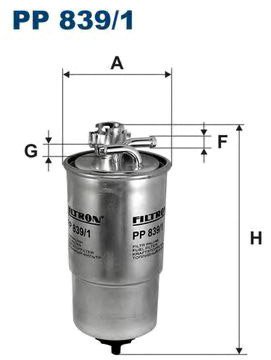 

Топливный фильтр Filtron PP8391