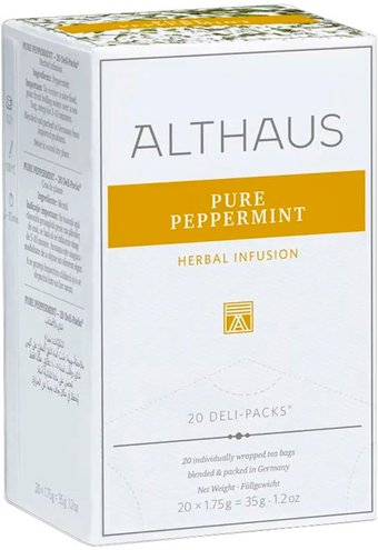 Травяной чай Althaus Pure Peppermint 20 шт