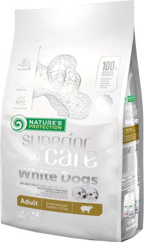 Nature's Protection SC White Dogs Lamb Adult Small and Mini Breeds NPSC45664 10 кг