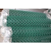 Строительная сетка Сетка-рабица в ПВХ 55х55 2.4мм 1.2x10м (зеленый)